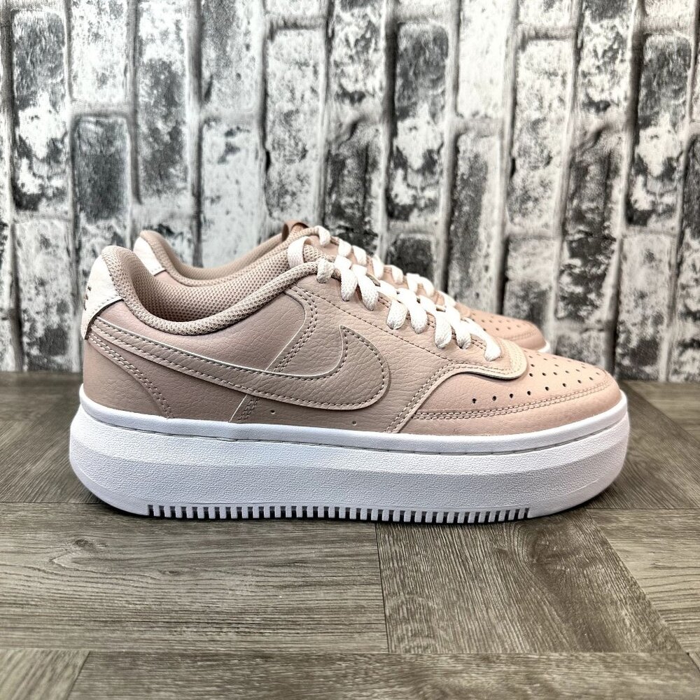 Nike Court Vision Alta Women size 11 DM0113-600 Oxford Pink Platform Cas…